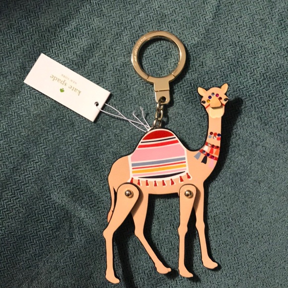 kate spade Accessories - Kate Spade Camel Keychain